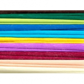 Bibuła marszczona. 10 kolorów