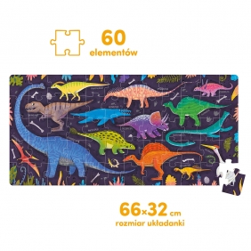 CzuCzu Puzzle 60 el. - Grr Dinozaury