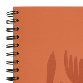 Kołozeszyt Strigo Pads Project Book A4 atka Floral - ceglany