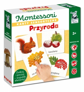 Kapitan Nauka Montessori. Karty sensoryczne. Przyroda (3+)