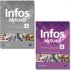 Pakiet: Podręcznik + zeszyt ćwiczeń Infos Aktuell 4. Liceum i technikum. Język niemiecki.