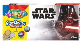 Colorino Plastelina oągła 12kol. - Star Wars (89496PTR)
