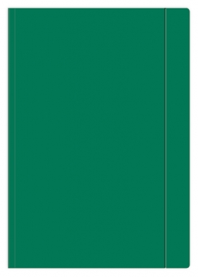 Zielona teczka A4 z gumką