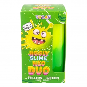 Tuban Slime Jiggly Slime Neo Duo - żółto-zielony. 430g (TU3810)