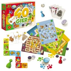 Gry rodzinne - zestaw 40 gier (2657)