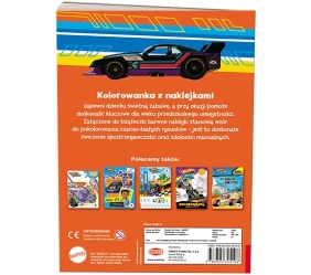 Hot Wheels. Kolorowanka z Naklejkami