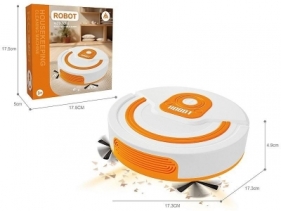 Robot sprzątający oągły odkurzacz na baterie