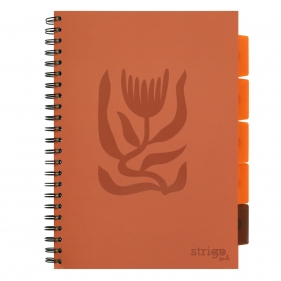 Kołozeszyt Strigo Pads Project Book A4 atka Floral - ceglany