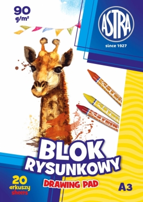 Blok rysunkowy Astrapap A3/20k - biały (106119002)