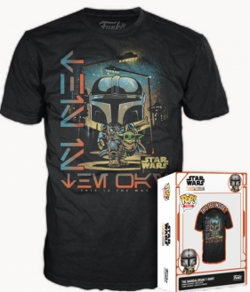 Funko. Boxed Tee: Koszulka Star Wars Mandalorian: Mando & Child - S
