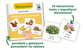 Montessori Przyroda tu i tam. Karty sensoryczne z książeczką. Kapitan Nauka