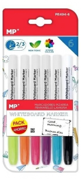 Marker do tablic 20/3.0mm 6 kolorów 6szt