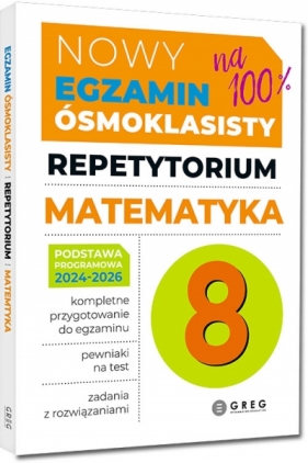 Nowy Egzamin ósmoklasisty - matematyka. Repetytorium - 2024-2026