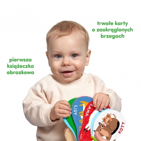 Moje pierwsze słowa. Książeczka na kółeczku dla dzieci