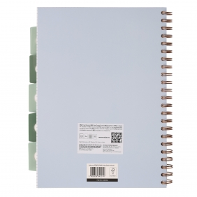 Kołozeszyt Strigo Pads Project Book A4 atka Afryka - pastelowy niebieski