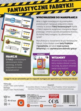 Fantastyczne Fabryki: Manufrakcje (rozszerzenie)