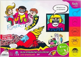 Blok rysunkowy kolorowy A4/16K Tytus FIORELLO