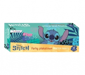 Farby plakatowe Stitch. 12 kolorów x 20 ml
