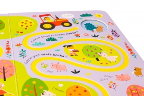 Palcem po śladzie. Tam jest traktor!