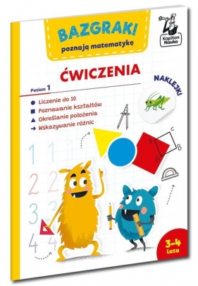 Bazgraki poznają matematykę Ćwiczenia. Poziom 1