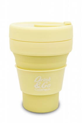 Coolpack. Kubek silikonowy 355 ml Pastel - Powder Yellow (Z13649)