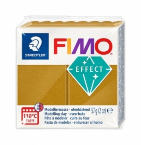 Masa termoutwardzalna Fimo 57g oty metaliczny