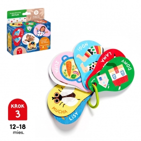 Moje pierwsze słowa. Książeczka na kółeczku dla dzieci