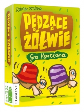 Pędzące Żółwie - gra karciana. Gry do plecaka
