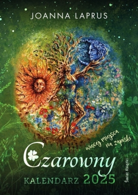 Czarowny kalendarz 2025 (więcej miejsca na zapiski)