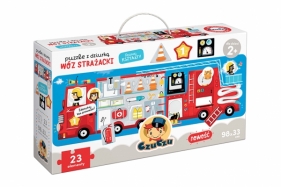 CzuCzu: Puzzle z dziurką - Wóz strażacki