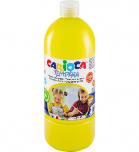 Farba Carioca tempera - żółta. 1000 ml