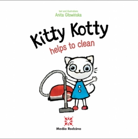 Kitty Kotty helps to clean