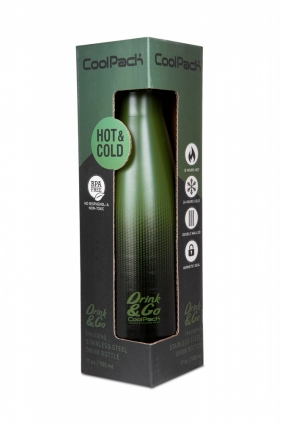 Coolpack. Bidon Metalowy Gradient 500 ml - Grass (Z04757)