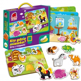 Kto gdzie mieszka? - Gra z rzepami (RK1070-04)
