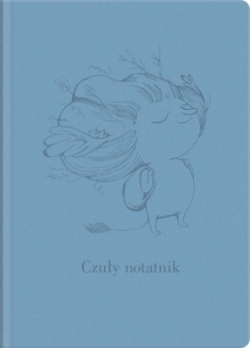 Czuły notatnik - niebieski