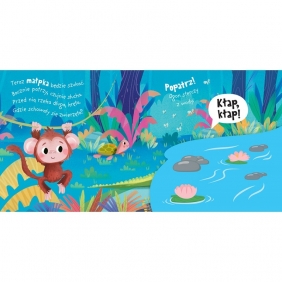 A kuku! W dżungli. Filcowe klapki i lusterko