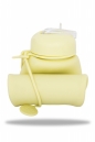 Coolpack. Bidon Silikonowy Pump 600 ml Pastel - Powder Yellow (Z14649)