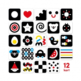 CzuCzu Duże karty kontrastowe (0 mies.+. 3 mies.+)