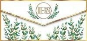 Koperta Komunia. IHS liście