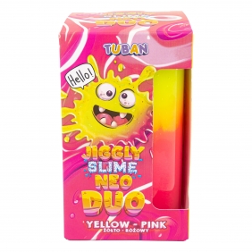 Tuban Slime Jiggly Slime Neo Duo - żółto-różowy. 430g (TU3811)