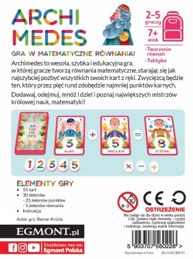 Archimedes. Gry do plecaka