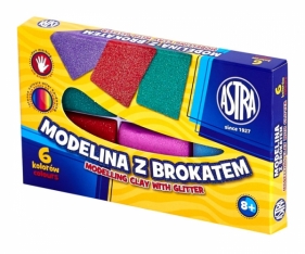 Modelina Astra z brokatem. 6 kolorów (304109001)