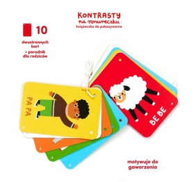 Kontrasty na sznureczku Książeczka do pokazywania (6 mies.+. 9 mies.+)