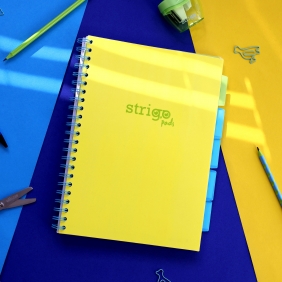 Kołozeszyt Strigo Pads Project Book A4 atka Neon - Żółty