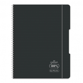 Kołozeszyt Eco PP Ocean A5/80k atka czarny