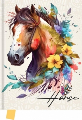Pamiętnik Horse 14x18cm 80 kartek