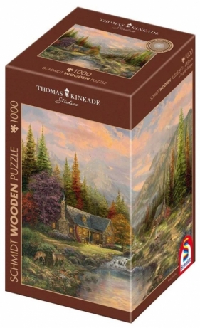 Puzzle 1000 Thomas Kinkade Górski ajobraz