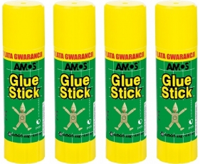 4x Klej w sztyfcie Amos 22g (130-1069)