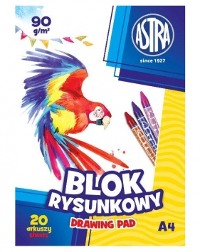 Blok rysunkowy Astra A4/20k - biały (106119001)