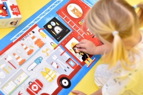 CzuCzu: Puzzle z dziurką - Wóz strażacki